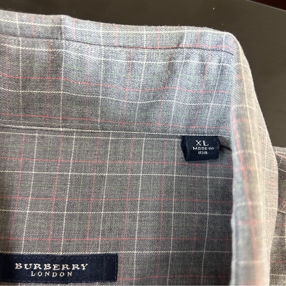 Burberry Mens 100% organic cotton long sleeve button down | XL - Picture 8 of 9